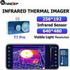 TOOLTOP T7PRO 256*192 Termocamera Android con Doppia Lente Infrarossi e Visibile per Rilevamento Guasti Circuiti di Riscaldamento