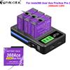 PALO Batteria PALO 2400mAh per Insta360 Ace Pro 2, Caricabatterie Rapido LCD a 3 Slot per Insta360 Ace Pro+ e Insta360 Ace Pro 2 Action Camera