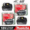 Makita Batteria Ricaricabile Originale Makita agli Ioni di Litio 6AH/5AH/3AH 18V BL1860 BL1830 BL1850 BL1860b Batteria di Ricambio per Utensili Elettrici