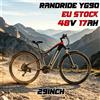 RANDRIDE Bicicletta elettrica randride YG90 full suspension con freni idraulici, batteria da 17Ah, consegna UE Express, 29 pollici
