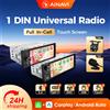 Ainavi K40 K50 Autoradio universale 1 Din da 6,36 pollici MP5 IPS Touch Screen Wireless HD 1280*480 Carplay Android Auto Multimedia per auto Telecamera posteriore MIC USB BT 5.0 Type C Bluetooth