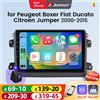 Junsun Autoradio Android Auto Junsun per Fiat Ducato, Peugeot Boxer 2, Citroen Jumper 2 2006-2015, GPS Multimediale, CarPlay Wireless