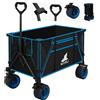 WOLTU Carrello Pieghevole WOLTU con Freni per Ogni Terreno, Ideale per Campeggio, Picnic, Giardino, Spiaggia, Shopping e Attività all'Aperto