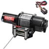 SucceBuy Verricello Elettrico 4500LBS 12V per ATV/UTV con Cavo in Acciaio da 39ft, Controllo Remoto Wireless e Cablato per Rimorchio Fuoristrada