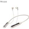 MULIN (欧盟) WESDAR Auricolari Bluetooth da Collo K-133R - Cuffie Wireless Sportive BT 5.4, Autonomia 20 Ore, Microfono Integrato, Bassi Potenti e Design Ergonomico per Corsa, Palestra e Trekking - Beige