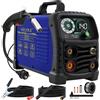 NONE Saldatrice MIG 3-in-1 140A, 230V Portatile MMA/Lift TIG Senza Gas con Display Digitale