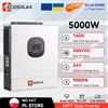Ecgsolax 5Kw/1.2Kw Inverter Ibrido Solare 24/12V 220Vac con MPPT 160A, Integrato, Inverter Ibrido Off-Grid