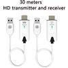 NONE Trasmettitore e Ricevitore HD Wireless 1080P, Extender Video 30M, Dongle Plug & Play, Adattatore USB per Laptop, TV Box, Proiettore, Riunioni