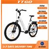 Ttgo Bicicletta Elettrica 36V 18Ah 250W TTGO Z5 con Motore Bafang Mid-Drive, Ruote da 27.5'', E-Bike da Città, Autonomia 110-130KM, Certificata CE EN15194