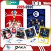 DAKA ‌ Collezione di Carte da Calcio 2025-2026: Daka, Ronaldo, Messi, Yamal, Mbappé, Roberto, Baggio, Real Madrid, Barcellona, Manchester