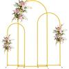 Vacclo Supporto per Arco Nuziale 7.2FT 6.6FT 6FT, Struttura in Metallo Dorato per Foto e Palloncini, per Cerimonie Nuziali e Feste di Compleanno
