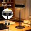 KFV Nuova lampada da scrivania a luce solare, lampada da tavolo per camera da letto, campeggio, due modalità di ricarica, 3 temperature di colore, luci notturne impermeabili per la casa