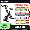NONE Cyclette ROBORE CBX10 per Casa, Resistenza Magnetica Silenziosa, 8 Livelli Regolabili, Sedile e Manubrio Regolabili, Display LCD