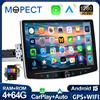 MOPECT DAB+ 10.1" 4+64G Autoradio 1 Din Girevole con Carplay Android 15, Lettore MP5, GPS, Navigazione Wireless e Schermo Touch