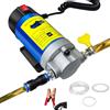 NONE Pompa Elettrica Portatile per Trasferimento Olio 12V, 1-4L/min, Estrattore Carburante/Diesel, Pompa di Aspirazione Fluidi, Strumento Sifone per Auto, Barca, Motore