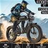 NONE Bicicletta Elettrica KICKWEY K7, Motore Potente da 1500W, Batteria al Litio 48V23AH, Sistema di Sospensione Completo, E-bike per Adulti, Pneumatici Fuoristrada 20*4.0 Pollici, Moto Elettrica per Tutti