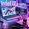 FUCHU Laptop Intel Core i7 6500U Notebook Computer 15.6" PC Sblocco con impronta digitale Windows 11 Pro 16GB RAM 512GB 1TB SSD HD 1080P Laptop da gioco Ufficio