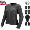 KEMITOUR Giacca Estiva da Moto per Donna, Traspirante in Rete con 7 Protezioni CE per Motocross, UTV, ATV