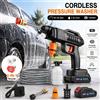 Warmom Idropulitrice a batteria da 50 bar, 1500W, per lavaggio auto, compatibile con batteria Makita 21V