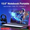 FUCHU 2026 Laptop 15.6 Pollici con Windows 11 Pro, Processore Intel Core i3 6100U, 16GB RAM, 512GB/1TB SSD, Notebook per Gamer, Sblocco con Impronta Digitale, Laptop per Ufficio e Studio