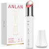 ANLAN Dispositivo di Bellezza per Occhi EMS, Massaggiatore Oculare a Microcorrente, Rimuove Borse e Occhiaie, Strumento di Massaggio Lifting Occhi con Luce Rossa e Blu