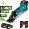 ONEVAN ONEGREEN Tosatrice Elettrica per Pecore 500W a 6 Velocità, 13 Denti, Senza Fili, per Lana, Utensile da Fattoria Compatibile con Batteria Makita 18V