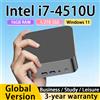 FUCHU Mini PC portatile FUCHU i7 per gaming, Intel Core i7 4510U, Windows 11 Pro, 16GB RAM, SSD da 1TB/2TB, WIFI6, Type-C, PC desktop per gaming e ufficio