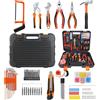 Kit di Attrezzi VickyHome, Cassetta degli Attrezzi Universale e Domestica, Set Multifunzionale per Riparazioni e Manutenzione Domestica