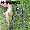 HANDING Canna da Pesca HANDING M1 per Bass Fishing con Anelli Guida Fuji O+A, Fusto in Fibra di Carbonio 24T e Manico in Fibra di Carbonio, 1.68m-2.13m - Spedizione dal Magazzino Spagna