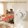 PGST Rilevatore di fumo indipendente con rilevamento di precisione e allarme acustico per gas, ideale per cucine domestiche, fornelli a gas a parete e hotel.