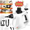 DayPlus Pulitore a Vapore ad Alta Pressione 1500W, Vaporizzatore Portatile per Auto, Casa - Kit 9 Accessori, IPX4, Cavo 2,5m - Per Cucina, Divano, Piastrelle, Finestre