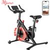MJWW Cyclette MJWW Upgrade con 32 livelli di resistenza magnetica, supporto per tablet e monitor LCD, carico massimo 265 libbre.