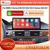 Road Top Schermo Linux ultra-sottile da 12,3'' con CarPlay wireless per BMW Serie 3 E90 E91 E92 E93 Serie 5 E60 E61 CCC CIC Display multimediale per auto