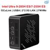 Mini PC Gamer Topton con Intel Ultra 9 285H ES, 7 255H ES, 5 235H ES, OCuLink USB4, 2x2.5G LAN, 2xNVMe, Computer Desktop Windows 11, WiFi6E