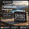 MOVESPEED Power Bank da 70000 mAh di grande capacità PD 35W Caricabatterie esterno a ricarica rapida Z70SE Display LED per campeggio all'aperto per iPhone