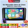 Junsun Autoradio Android Auto Junsun per Mercedes Benz Classe M W164 Classe GL X164 ML GL Multimedia Wireless Apple CarPlay Sistemi intelligenti Smart IPS Touch Screen Stereo Video Player 2 Din Autoradio