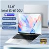 FUCHU Notebook portatile da ufficio 15.6'' Intel Core i3-6100U 16GB RAM 256GB 512GB 1TB 2TB SSD Windows 11 Pro per Gaming e Studio