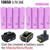 10-20 batterie 18650 da 3500mAh 100% INR18650-35E originali 3.7V 20A ricaricabili per giocattoli, utensili elettrici, torce
