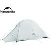 Naturehike Tenda Naturehike Cloud Up UL per 1/2 persone, tenda da campeggio ultraleggera in nylon 15D, tenda da backpacking impermeabile a doppio strato, tenda da escursionismo all'aperto