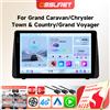 OSSURET Autoradio Android per Dodge Grand Caravan 2011-2020 Chrysler Town Country Grand Voyager con Carplay Wireless e Sistema Multimediale