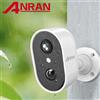 ANRAN Telecamera a Batteria ANRAN 2K 3MP, Telecamera WiFi Wireless 2.4Ghz per Interni, Rilevamento PIR, Visione Notturna a Colori, Allarme Locale