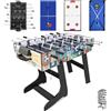 NONE Tavolo da gioco multifunzione HLC 4-in-1, che integra calcio balilla, biliardo, ping-pong e air hockey, ideale per adulti e bambini, è il migliore e più leggero.