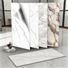 NONE Adesivi per piastrelle in marmo autoadesivi da 30 cm x 60 cm, adesivi impermeabili per pareti e pavimenti in PVC, 20 pezzi, copertura 3.6 ㎡ 40 pezzi coprono 7.2 ㎡ Adesivi rimovibili per piastrelle