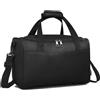 NONE Borsa KONO in poliestere Oxford resistente 40×25×20 cm, capiente, leggera e stabile, accessori in metallo nero opaco, rivestimento interno di alta qualità, con logo del marchio e chiusure in plastica