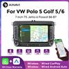 AINAVI Autoradio Multimediale MP5 da 7 Pollici con CarPlay Cablato e Android Auto per VW POLO GOLF 5 6 Plus PASSAT JETTA TIGUAN TOURAN