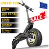 OOTD Monopattino elettrico per adulti OOTD T10 con pneumatici fuoristrada da 11 pollici, E-Scooter 900W 48V, batteria da 13.5ah, display LED