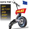 OOTD Pneumatici all-terrain da 11 pollici, potenza di picco 900W, batteria OOTD T10 48V 13.5Ah, monopattini elettrici con schermo LED
