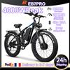 EBYCCO EB7PRO 4000W di Potenza Massima, Conforme alle Normative UE, Velocità Massima 25 Km/h, 26 Pollici, 52V 23AH, Sospensione Completa, Lunga Autonomia, Bici Elettrica Fuoristrada per Adulti