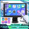Podofo 7'' Smart Screen Player con Carplay, Android Auto, Aiplay, Android Cast, Bluetooth, EQ Audio, Monitor per Auto, Cruscotto, AUX Audio, FM