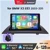 Junsun Autoradio Android Auto Junsun per BMW X3 E83 2003 2004 2005 2006 2007 2008 2009-2011 Multimedia Wireless Apple CarPlay Sistemi intelligenti Smart Schermo Touch IPS Lettore Video Stereo 2 Din Autoradio